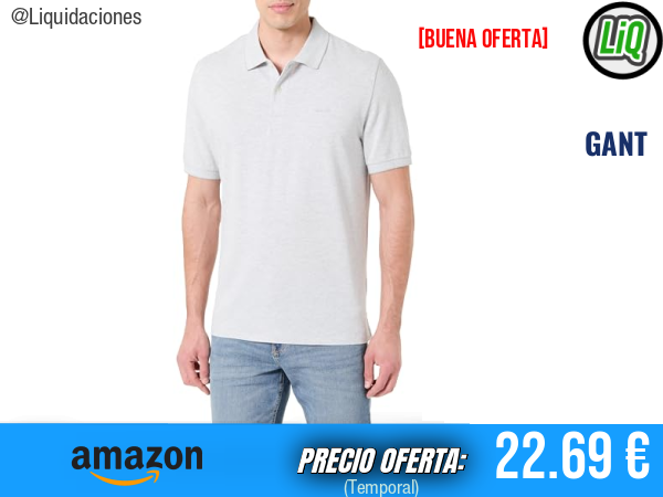 GANT Polo SS Bicolor de Estilo Premium. ✨hombre
Talla: 3XL