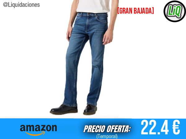 WRANGLER Jeans Horizon Old Habits: estilo auténtico y comodidad diaria. ✨hombre
Talla: 30W / 32L