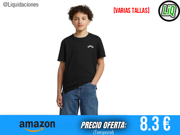 Jeans Knit pvt ltd Camiseta Nifous R T SS en color negro para un look irresistible. ✨niño
Talla: 6 8 10 12 y 14 años en colores variados.
