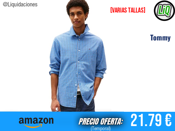 Tommy Jeans Camisa Poplin Regular Fit en Azul Copenhagen: estilo impecable para cualquier ocasión. ✨Hombre
Talla: XS y S