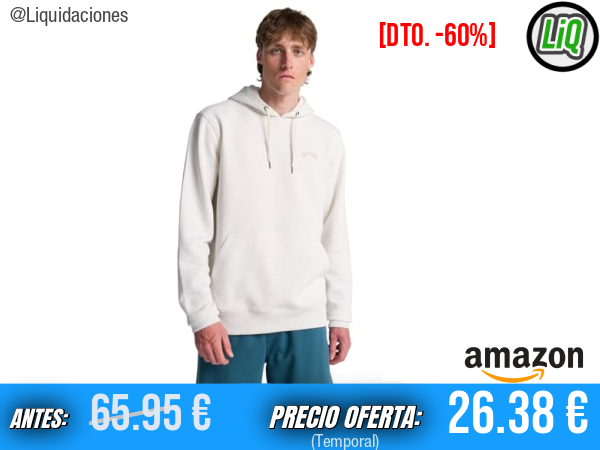 BILLABONG Arch PO: estilo imprescindible para tu día a día. ✨Hombre
Talla: M en color azul