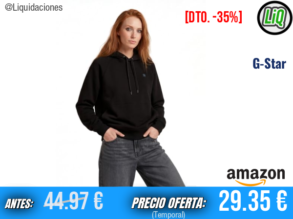 Sudadera Premium Core 2.0 Hooded de G-Star: estilo y confort premium para tu día a día. ✨mujer
Talla: S morado y L negro