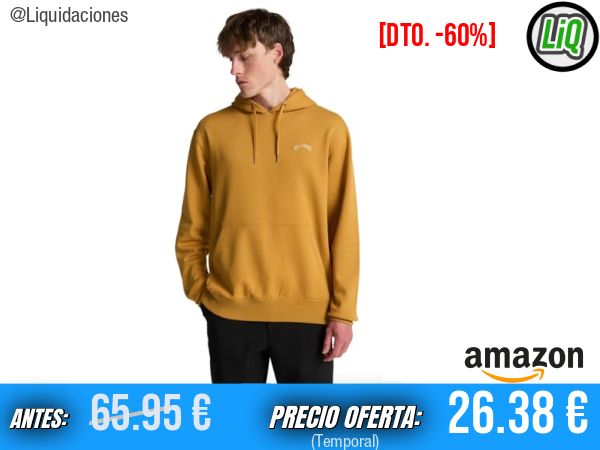 BILLABONG Arch PO: dale un toque de color a tu estilo con esta sudadera.✨Hombre
Talla: S y XXL en varios colores