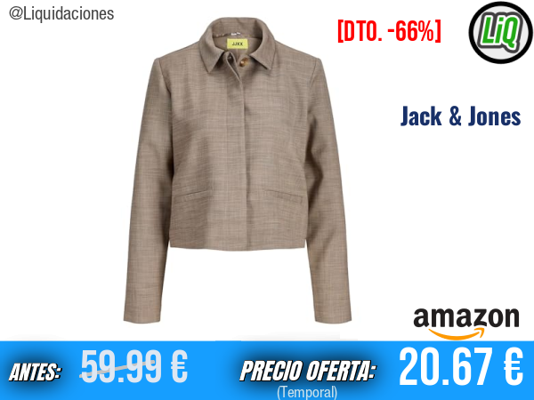 Jack & Jones Jxcooper: Chaqueta TLR en Coriandro para un estilo impecable. ✨hombre
Talla: S y L