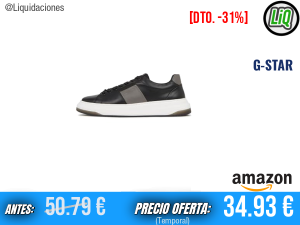 G-STAR Samovar BSC: estilo icónico para destacar.hombre
Talla: 43 blanco y 44 negro