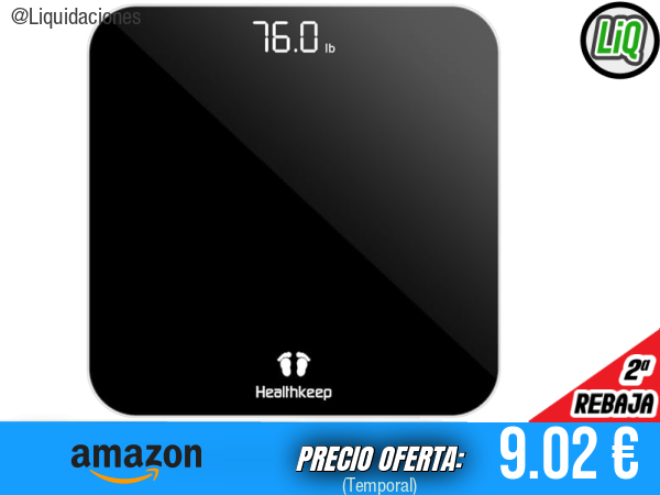 Báscula de Baño Digital de Alta Precisión con Pantalla LED y Tecnología Step-On, Negro. ✨unisex
Talla: 10.2"/260mm
