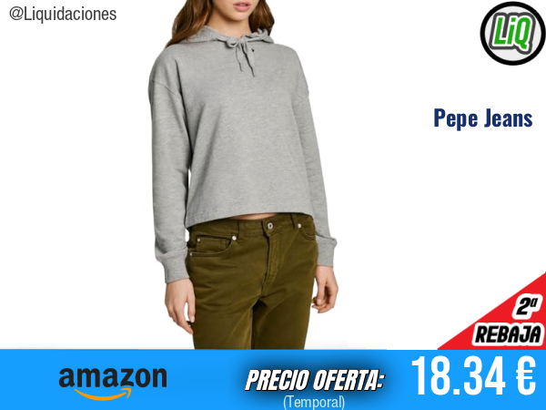 Pepe Jeans ESTRID Grey Marl, estilo casual imprescindible. ✨mujer
Talla: M