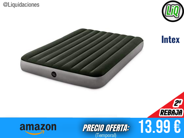 Intex Queen Dura-Beam Prestige Downy Airbed (64109): Comodidad superior para dormir mejor. ✨unisex
Talla: Queen