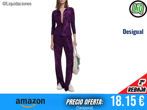 Desigual TS_Alina en color Cereza: estilo vibrante para destacar. ✨mujer
Talla: XS