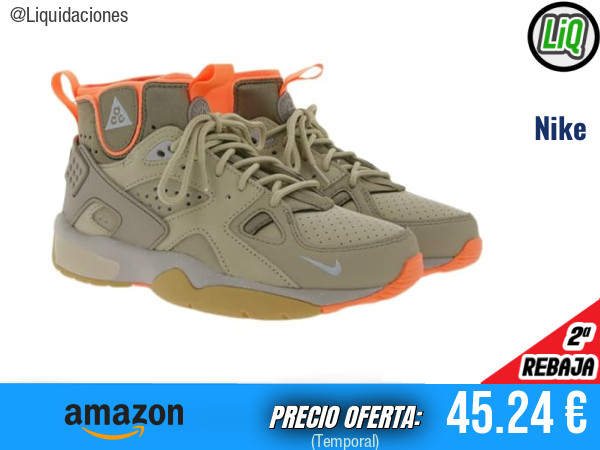 Nike ACG Air Mowabb en Limestone Silver: estilo outdoor icónico de alto rendimiento. ✨hombre
Talla: 36.5 EU