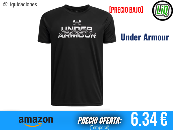 Under Armour Camisa Tech Split Wordmark SS: Máxima Comodidad y Rendimiento Diario. ✨niño
Talla: S
