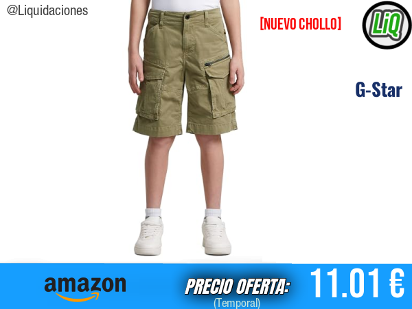 G-Star Rovic Zip 1 PM: estilo urbano con actitud. ✨niño
Talla: 12 años