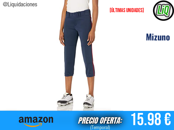 Mizuno Pantalón con Cinturón: Estilo y Comodidad en Azul Marino y Rojo. ✨mujer
Talla: L