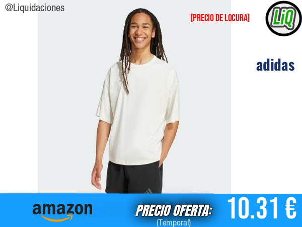 adidas Soft Lux Shirt en Off White: confort premium y estilo impecable. ✨hombre
Talla: L