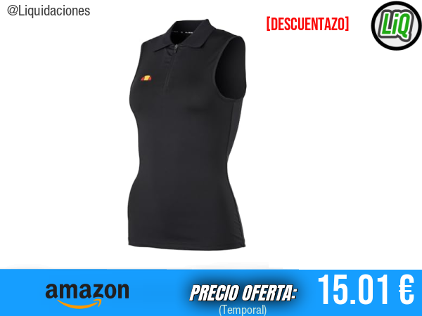 Ellesse Naoma - Chaleco Tipo Polo Negro, estilo imprescindible para tu armario. ✨mujer
Talla: 44