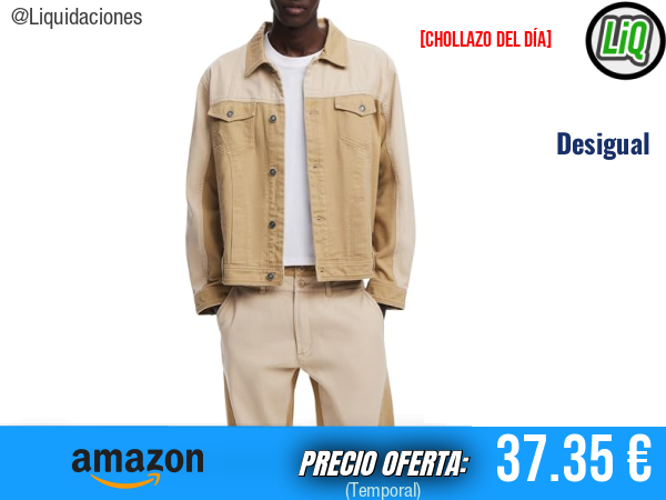 Desigual CHAQ_COVENTRY 6004 ARENA: estilo único y versátil para destacar. ✨mujer
Talla: L