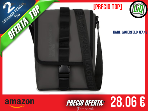 KARL LAGERFELD JEANS Coated Pu Reporter Bag con cierre imantado, estilo urbano y sofisticado. ✨hombre
Talla: Talla única