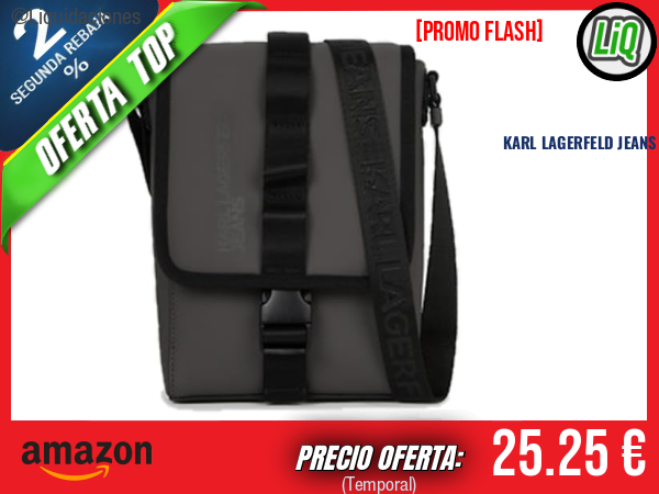 KARL LAGERFELD JEANS Coated Pu Reporter Bag con Imán, estilo urbano premium. ✨hombre
Talla: Talla única