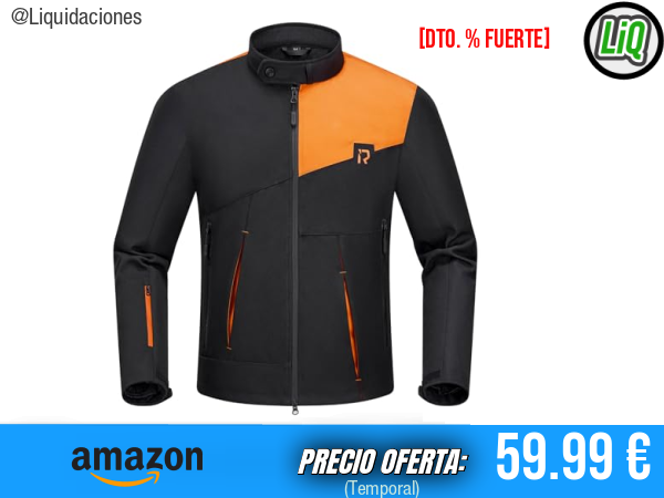 RIDEIRON Chaqueta Bicolor con Protecciones CE para Conducción en Carretera MJ5516. ✨hombre
Talla: M