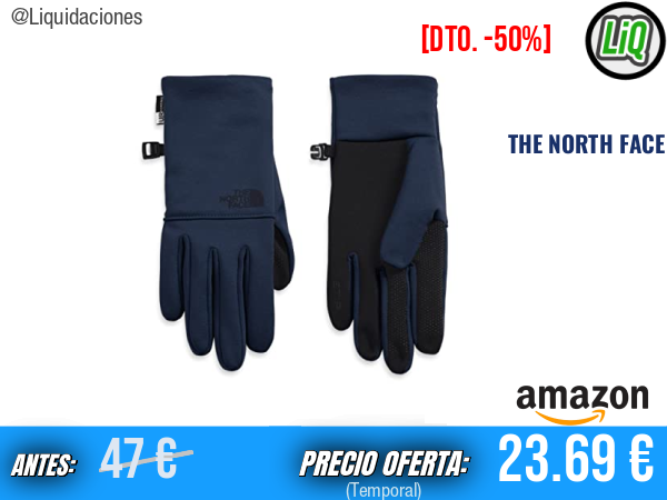 THE NORTH FACE Etip Recycled Glove: comodidad térmica y tactilidad para tu día a día. ✨unisex
Talla: L