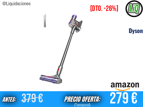 Dyson V8 Origin Aspiradora sin Cable Potente: succión 130 AW y hasta 40 min de autonomía ✨unisex
Talla: No especificada